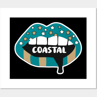 Coastal Carolina Lips Posters and Art